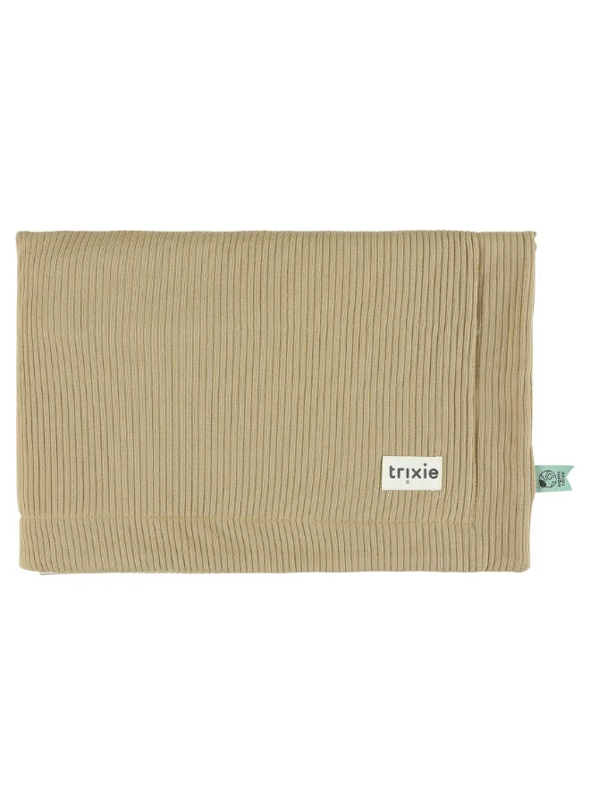 Trixie Organic Cotton Fleece Blanket - 75x100 cm - Breeze Clay - Image 2